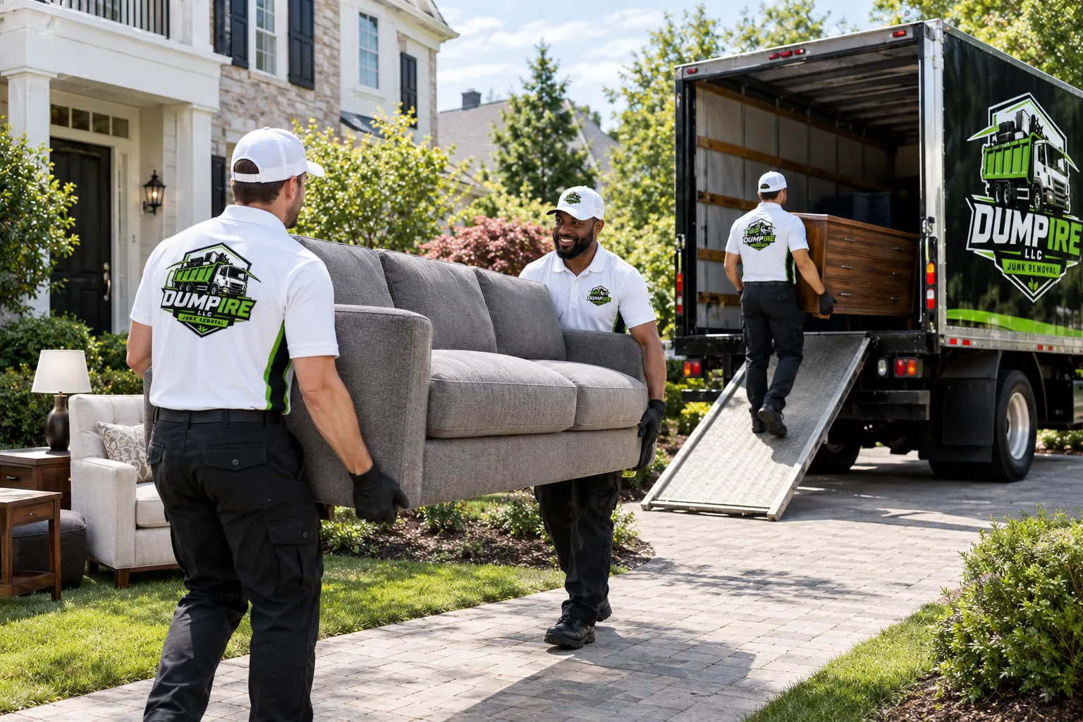 Furniture removal service in McLean VA by Dumpire LLC